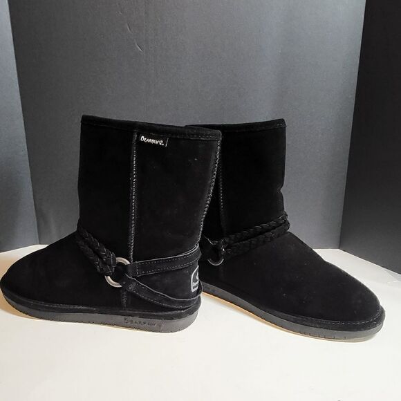 Bearpaw Black Winter Snow Boots - Picture 5 of 8